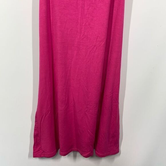 Ocean Blue Women's Spaghetti Strap Tank Top Swim Cover Up Pink Size large - Picture 3 of 6